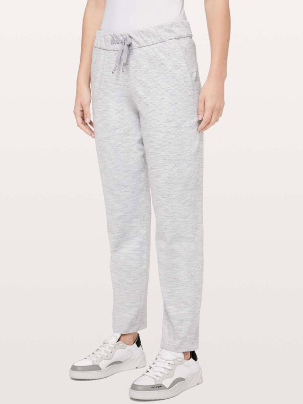 Lululemon On The Fly pants sz 8 Wee Are From Space Nimbus Battleship